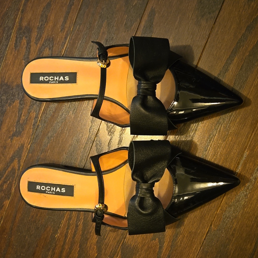 Rochas Bow Detailed Mules